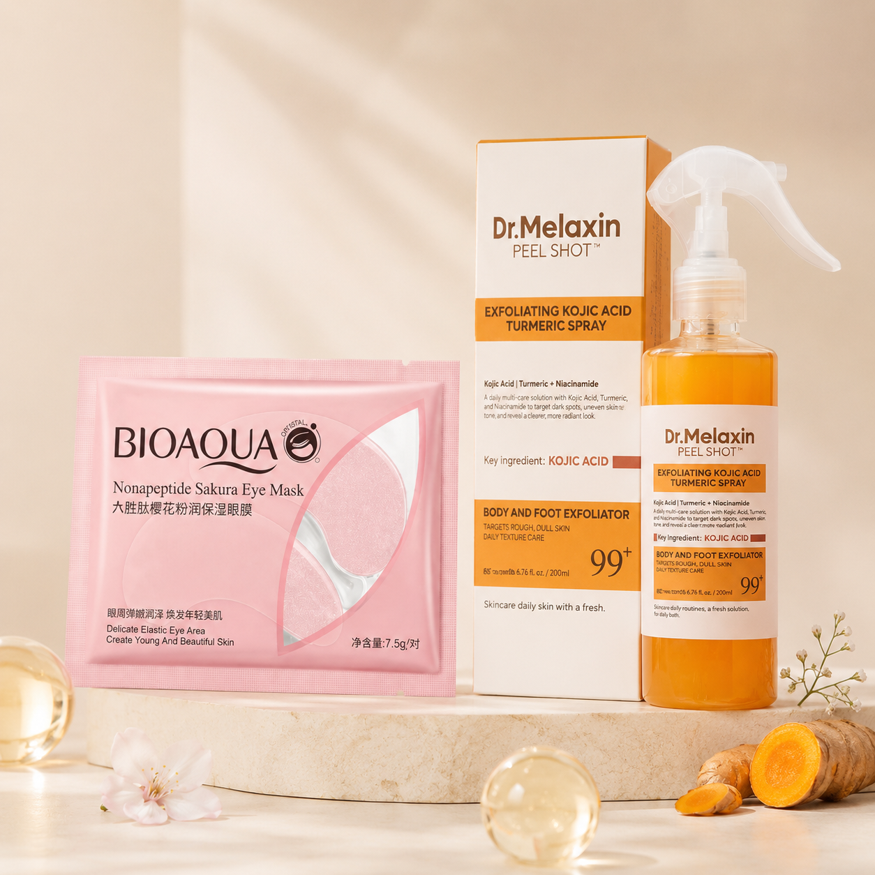 K-Glow Duo™ — Piel Suave, Luminosa y Mirada Descansada