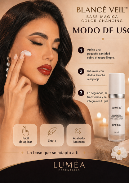 Blancé Veil™ Base Mágica Color Changing con SPF 50